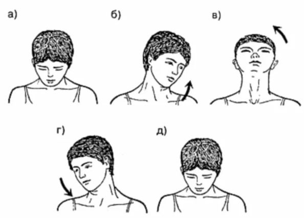 качать шею разминка